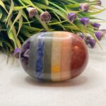 7 Chakra Palm Stone