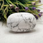 Howlite Palm Stone