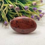 Mahgony Obsedian Palm Stone