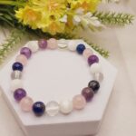Healing crystal bracelet for migraine and headache relief