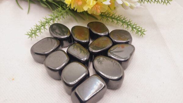 Black Hematite Tumble Stone