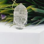 Clear Quartz Buddha Face carving buy online