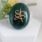 Natural Green Jade Palm Stone India - Order online