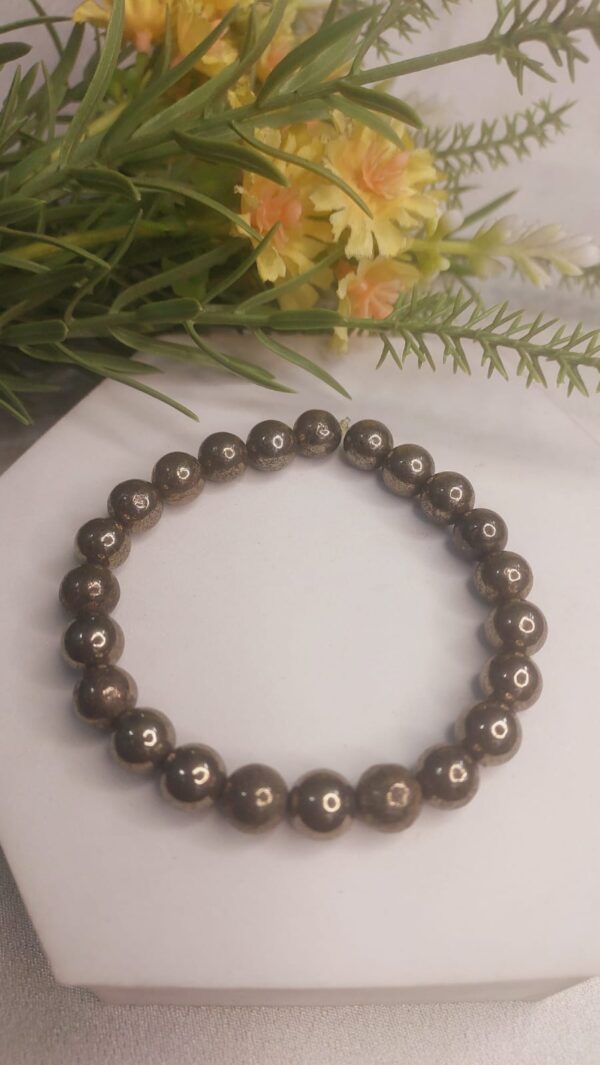 Genuine Pyrite bracelet for wealth and success