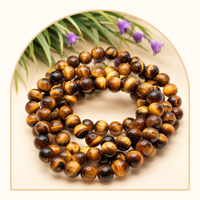 Tiger’s Eye Bracelet in Elegant Arch